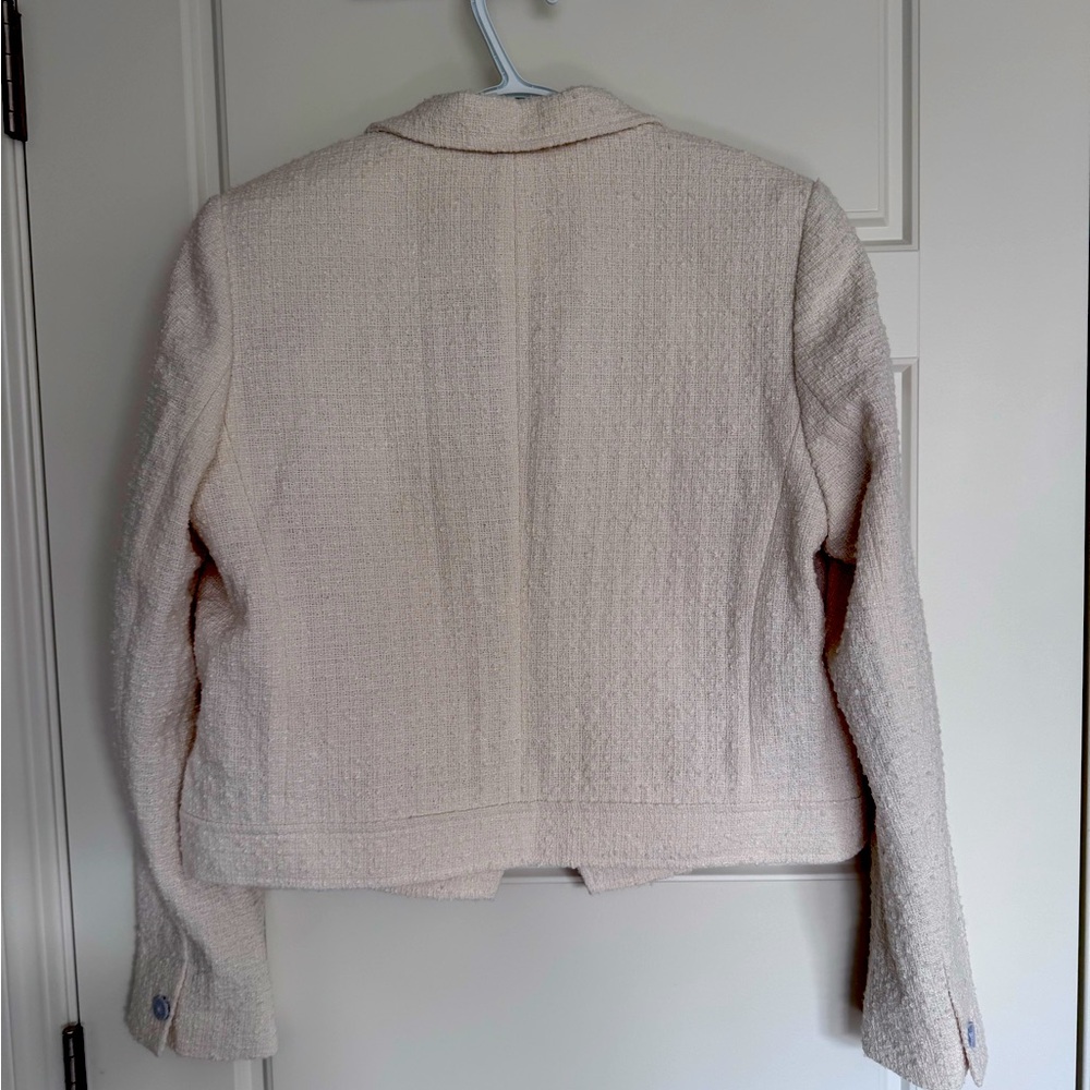 RW cropped tweed blazer.  New with tags